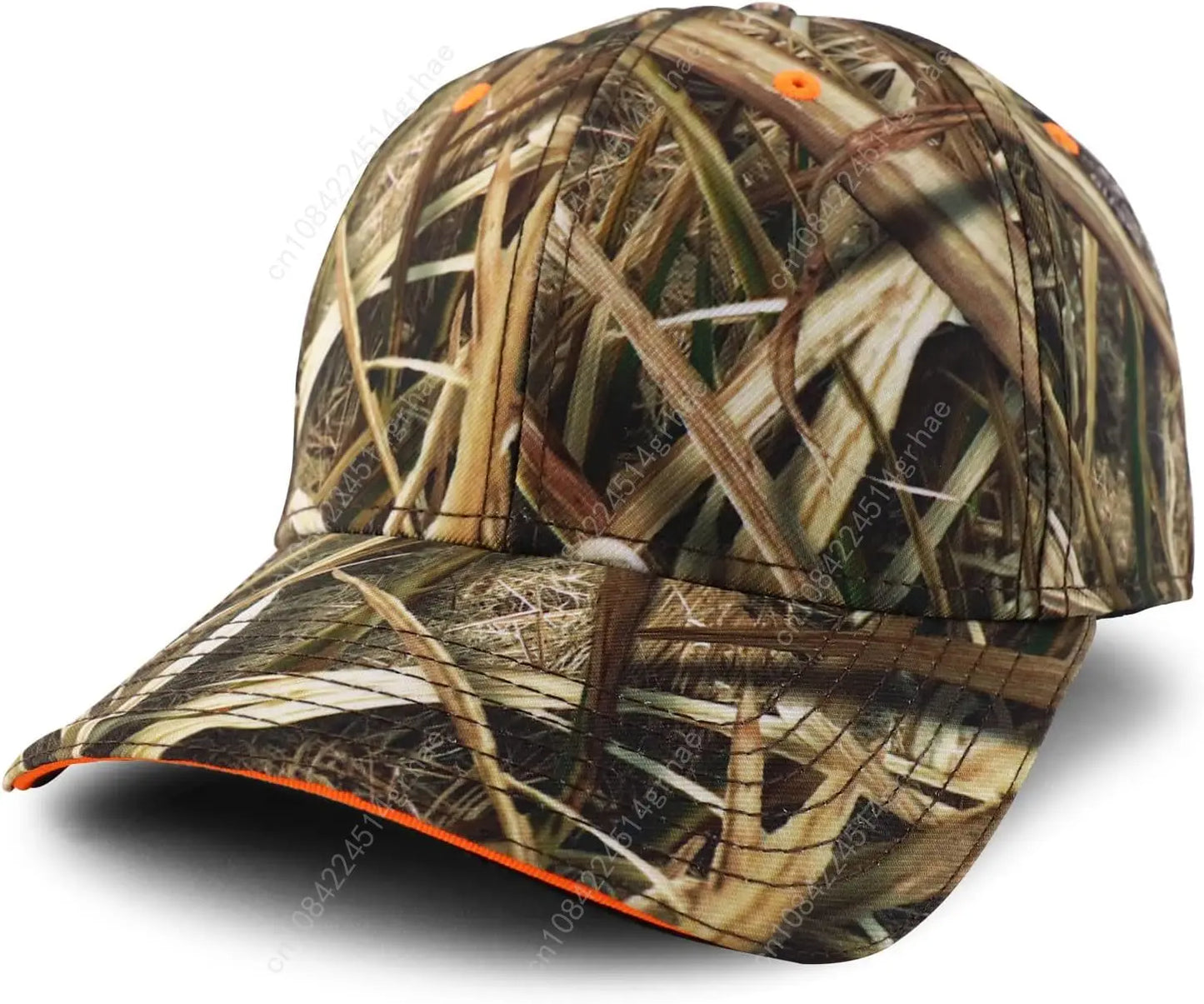 Velcro Oversize Hunting Camouflage and blaze orange hat