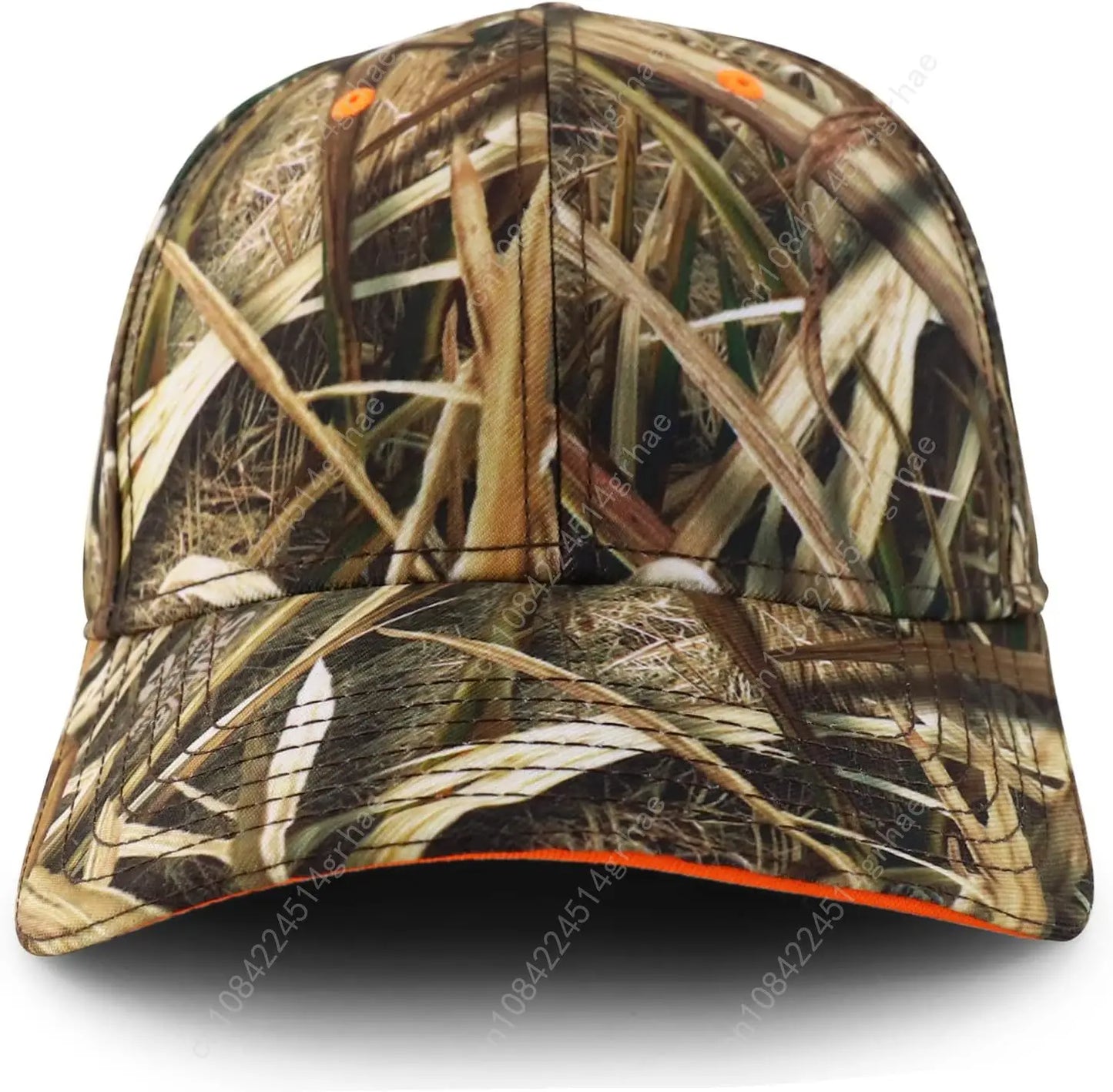 Velcro Oversize Hunting Camouflage and blaze orange hat