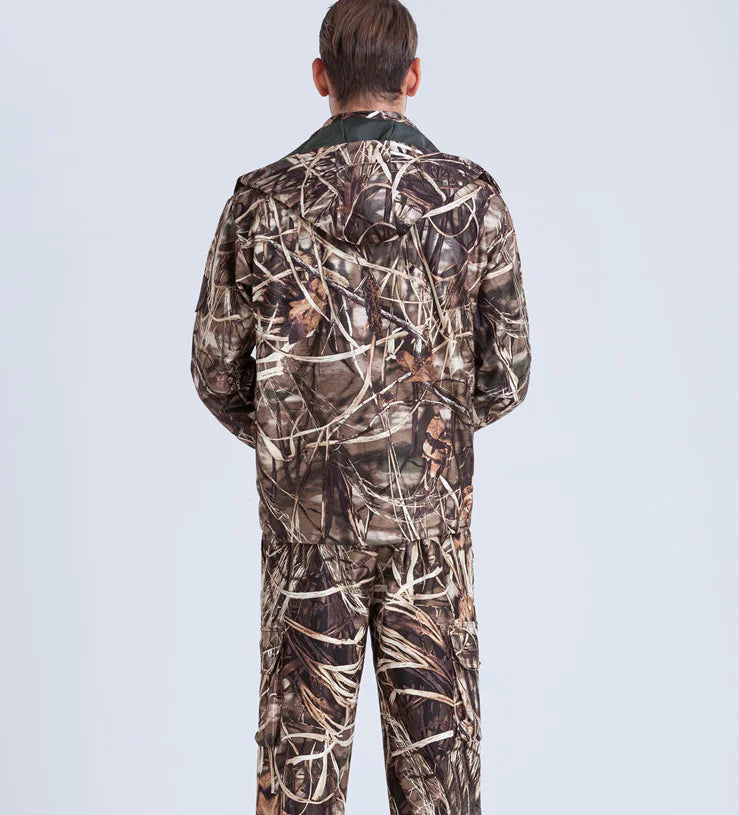 Outdoor Camouflage Hunting Suit with Waterproof Design