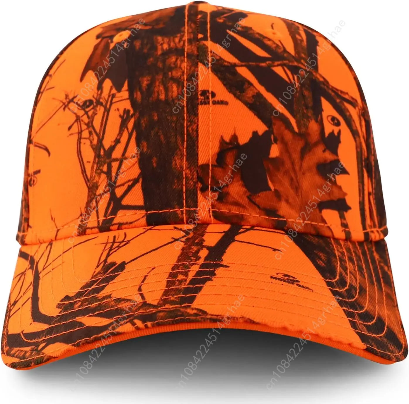 Velcro Oversize Hunting Camouflage and blaze orange hat