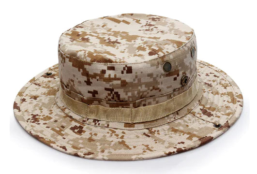 Camouflage Outdoor Round Brim Hat