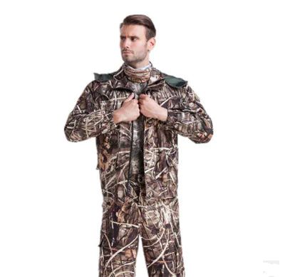 Outdoor Camouflage Hunting Suit with Waterproof Design