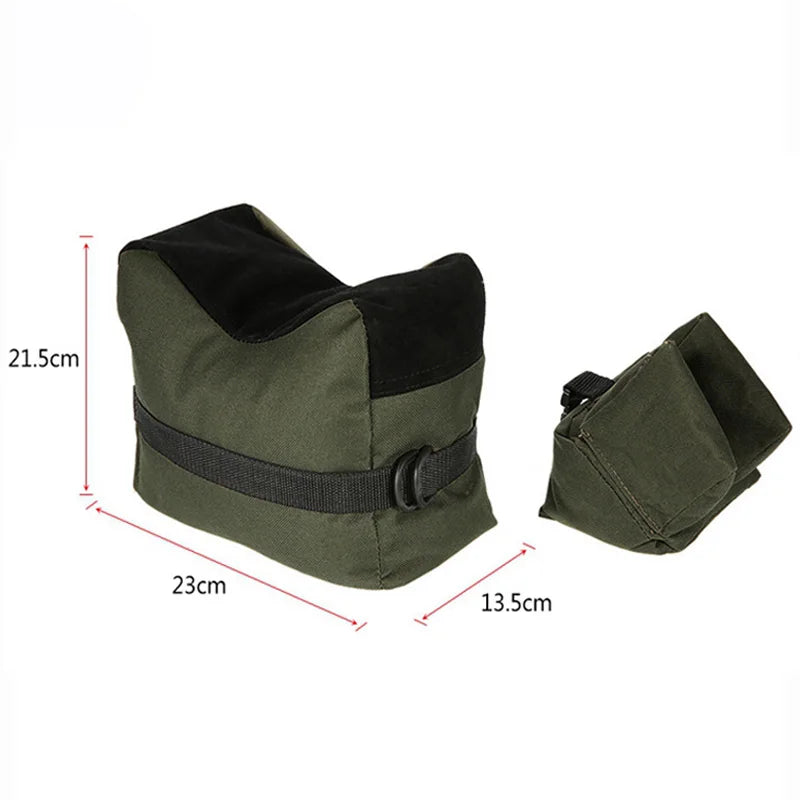 Bench front and rear rest sandbags (unfilled)