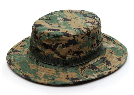 Camouflage Outdoor Round Brim Hat