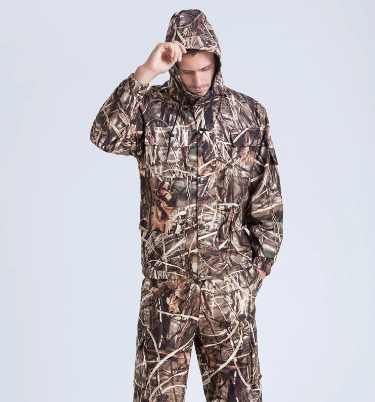 Outdoor Camouflage Hunting Suit with Waterproof Design