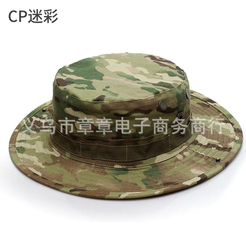 Camouflage Outdoor Round Brim Hat