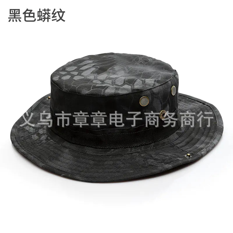 Camouflage Outdoor Round Brim Hat