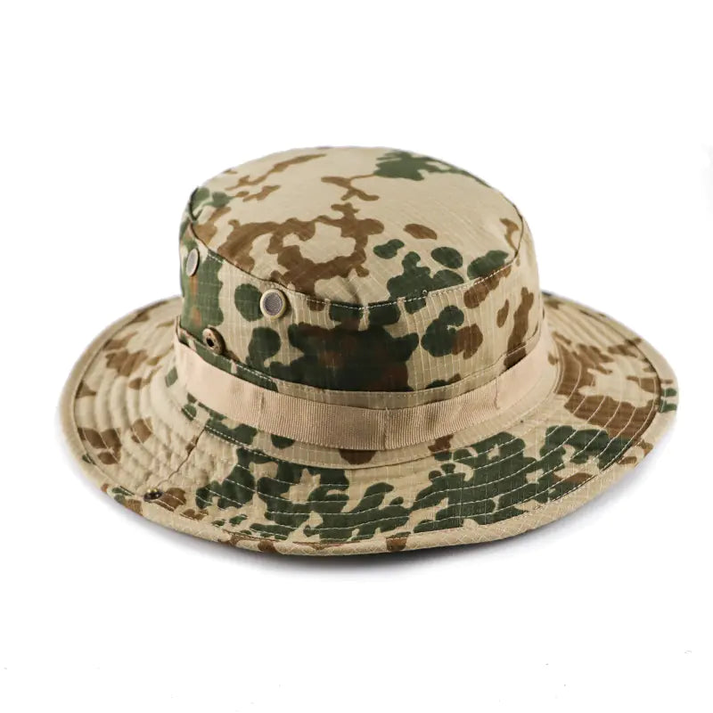 Camouflage Outdoor Round Brim Hat