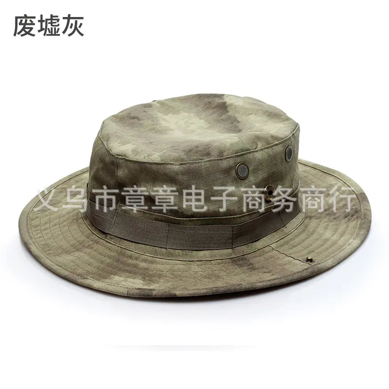 Camouflage Outdoor Round Brim Hat
