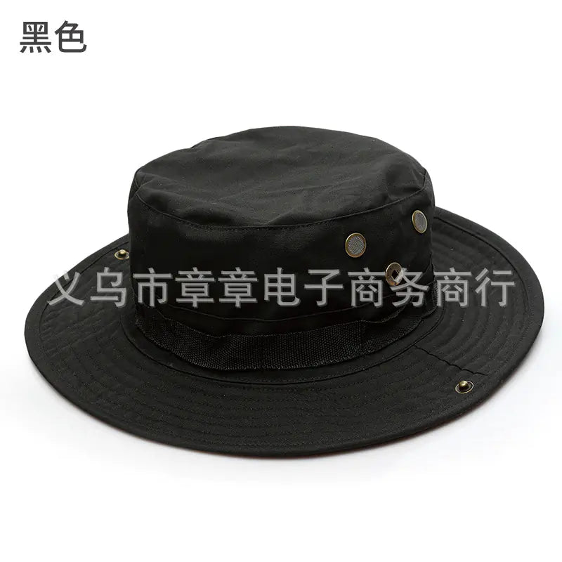 Camouflage Outdoor Round Brim Hat