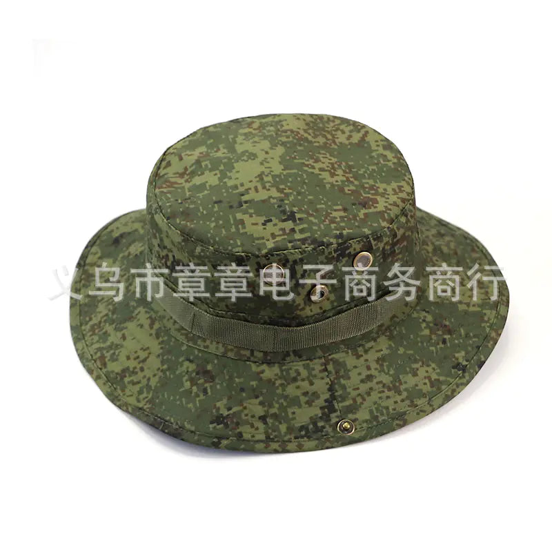 Camouflage Outdoor Round Brim Hat