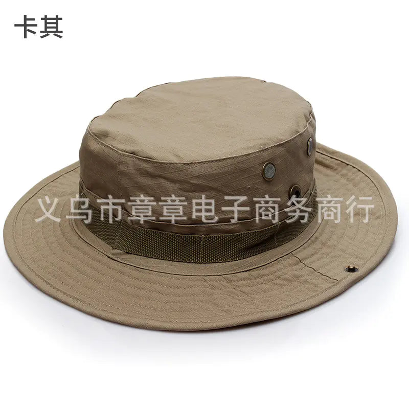 Camouflage Outdoor Round Brim Hat